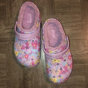 Cute warm Crocs